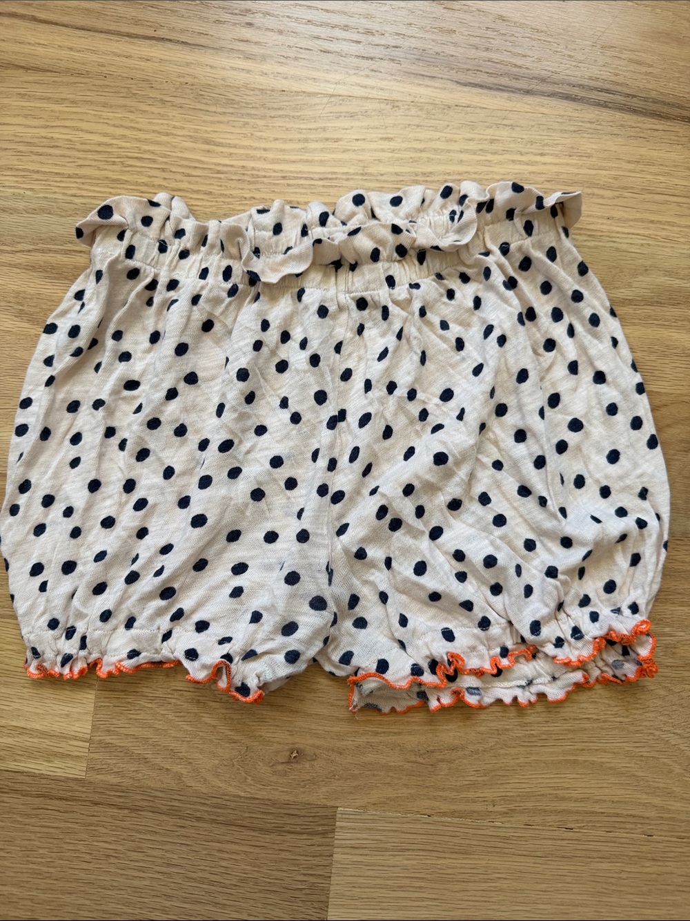 Misha and Puff lightweight cotton polka dot ruffle bloomers girls sz 9-10yrs